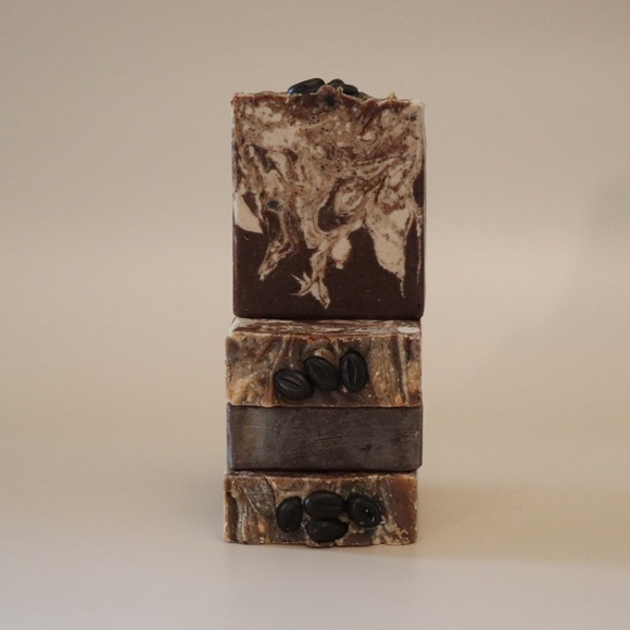 "Latte" Coffee & Goat Milk Artisan Soap Bar - Picture 3 of 9